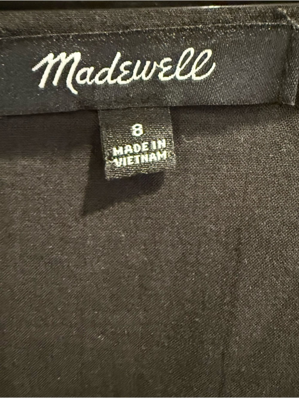 Madewell Cotton Poplin Puff-Sleeve Mini Dress Item NH073 Size 8 - Picture 9 of 10